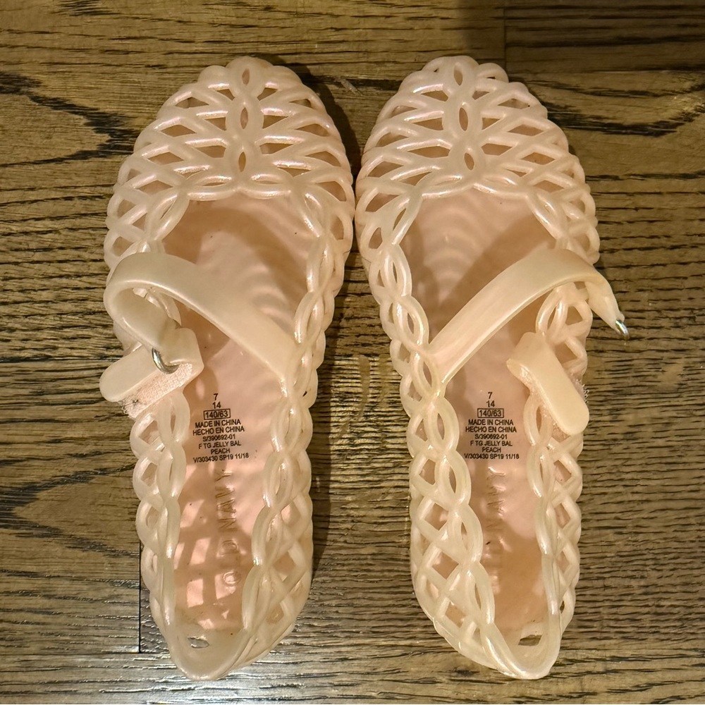 Old Navy Pearl Pink Jelly Flats